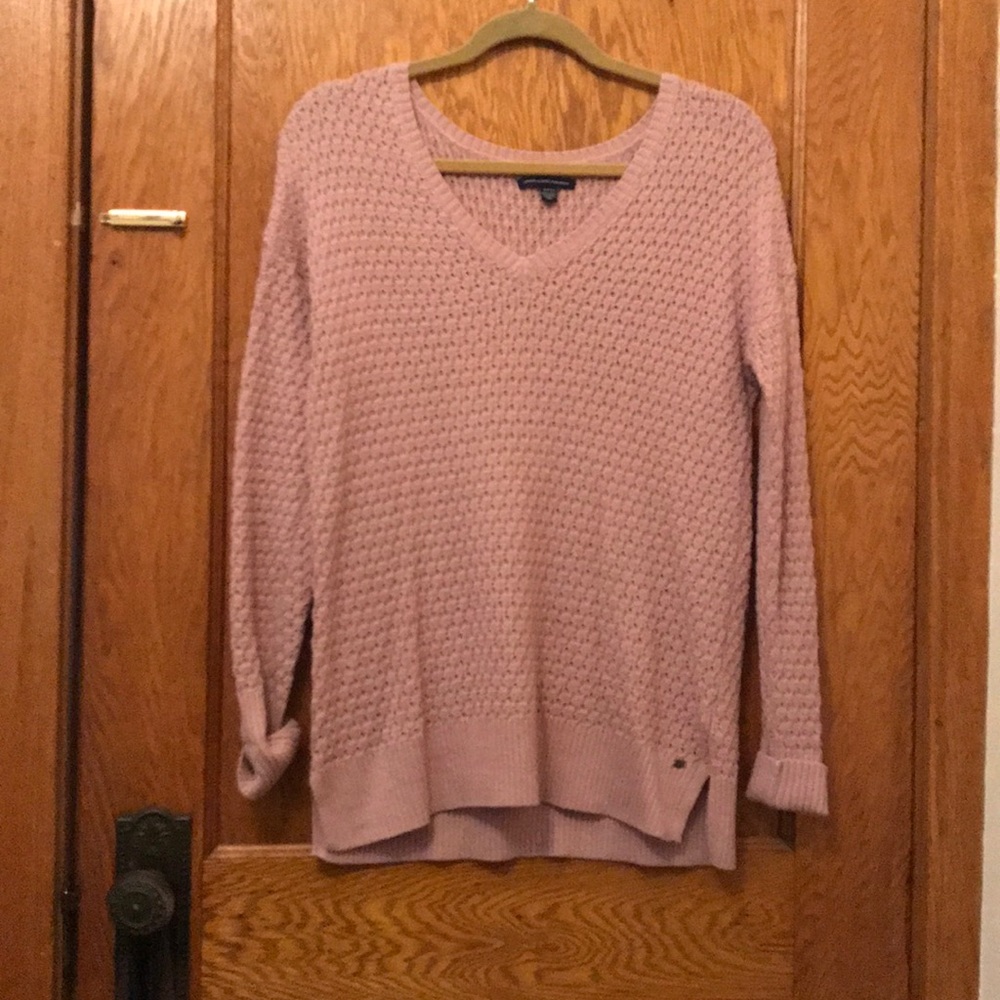 American Eagle Outfitters Pink Sweater